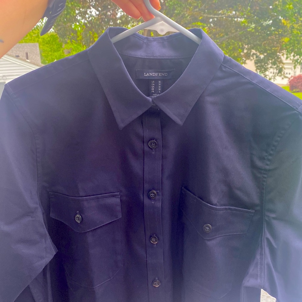 NWOT Lands End button down shirt
